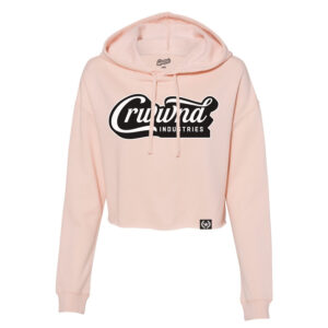 Lightweight Cropped Hooded Sweatshirt